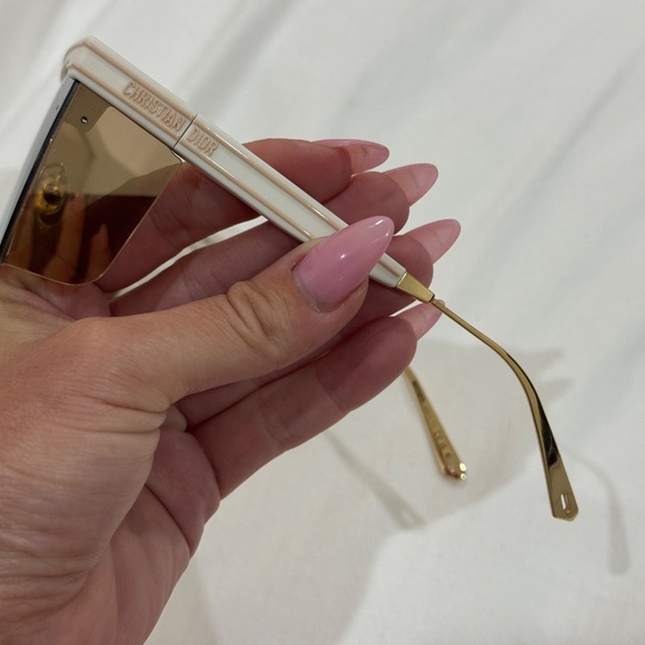 Pink Dior Oblique Mask Sunglasses main image 4